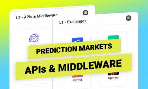 6 Startups Building APIs & Middleware for Prediction Markets